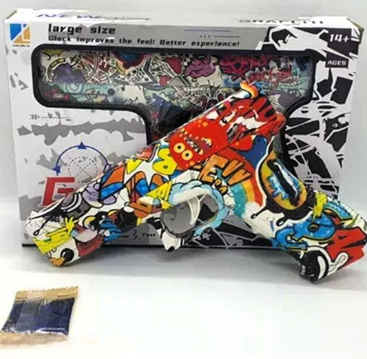 Large Size Glock Graffiti Gel Blaster Pistol