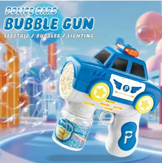 Police Car Bubble Machine for Kids – Bubble Blower Toy with 100ml Solution